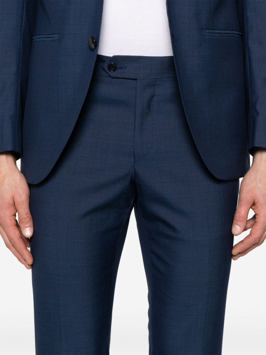LUIGI BIANCHI- Double-breasted Wool Suit