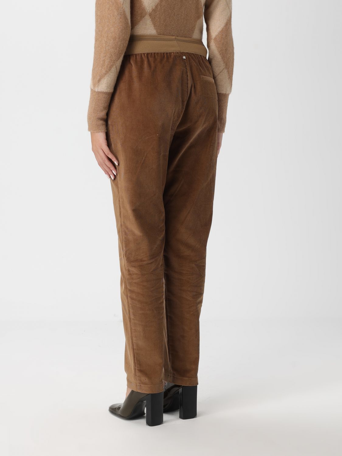 Pants Woman color Brown