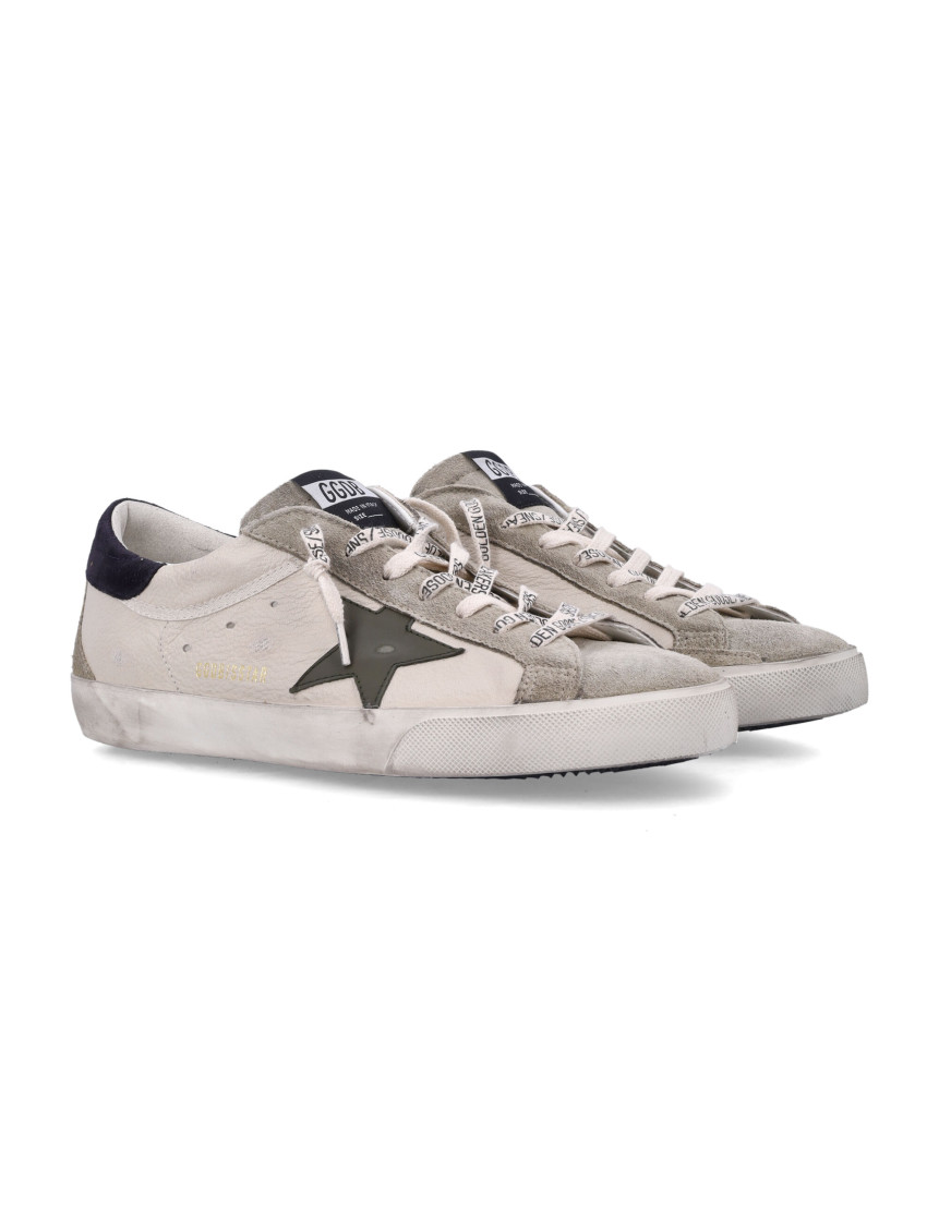 Off White Color Block Sneakers