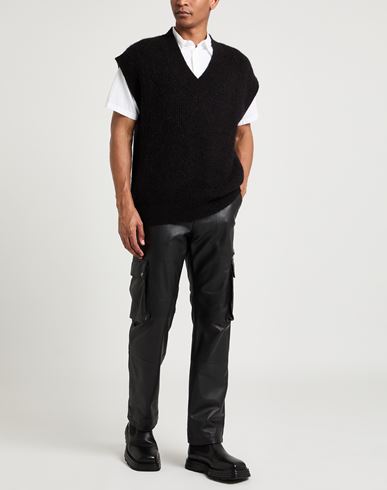 Man Sweater Black Size M Polyacrylic, Mohair wool, Polyamide
