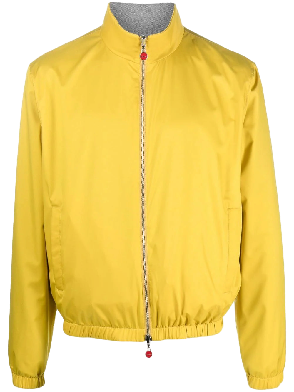 Funnel Neck Bomber Jacket — Yellow