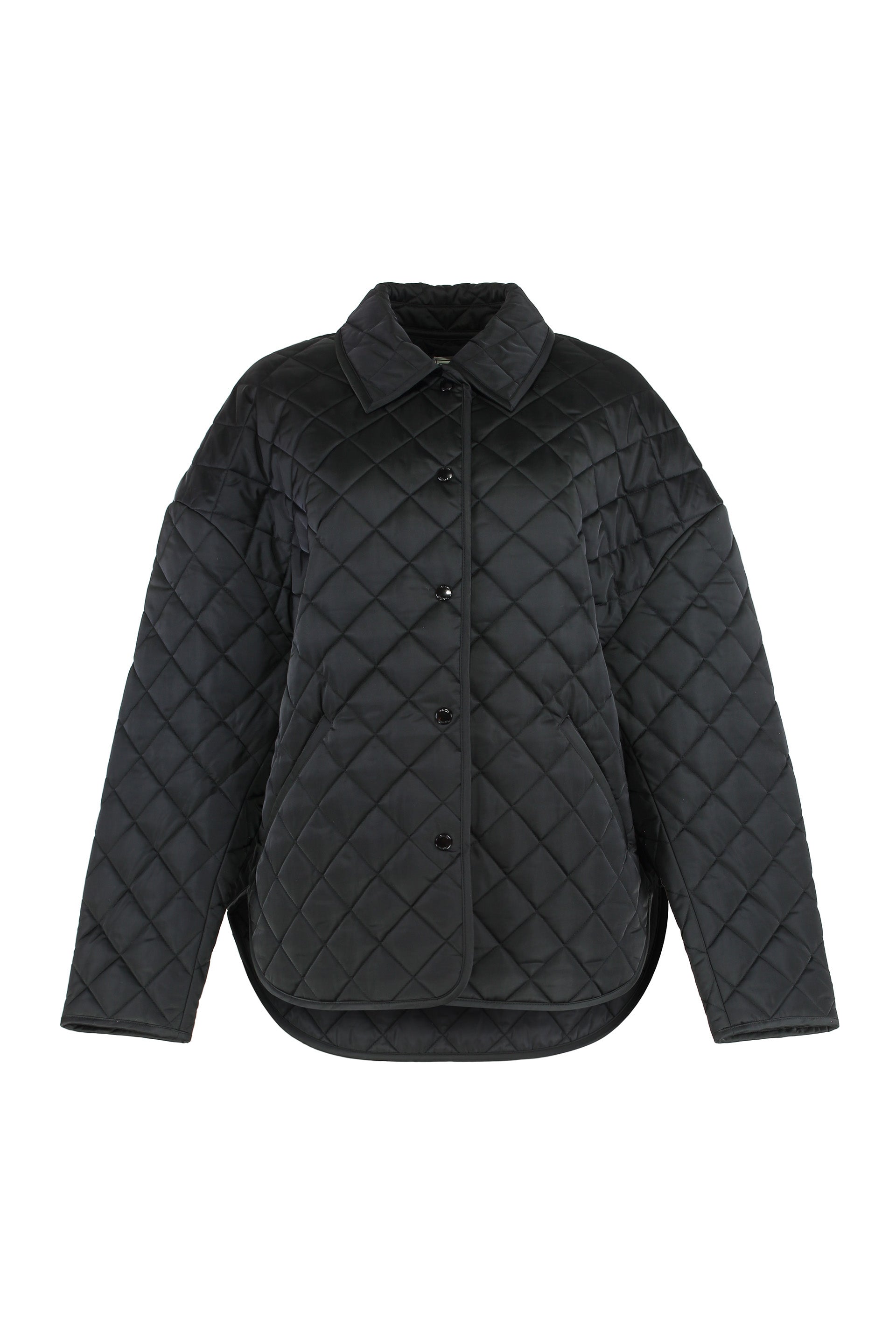 Totême Quilted Jacket with Elegant Collar
