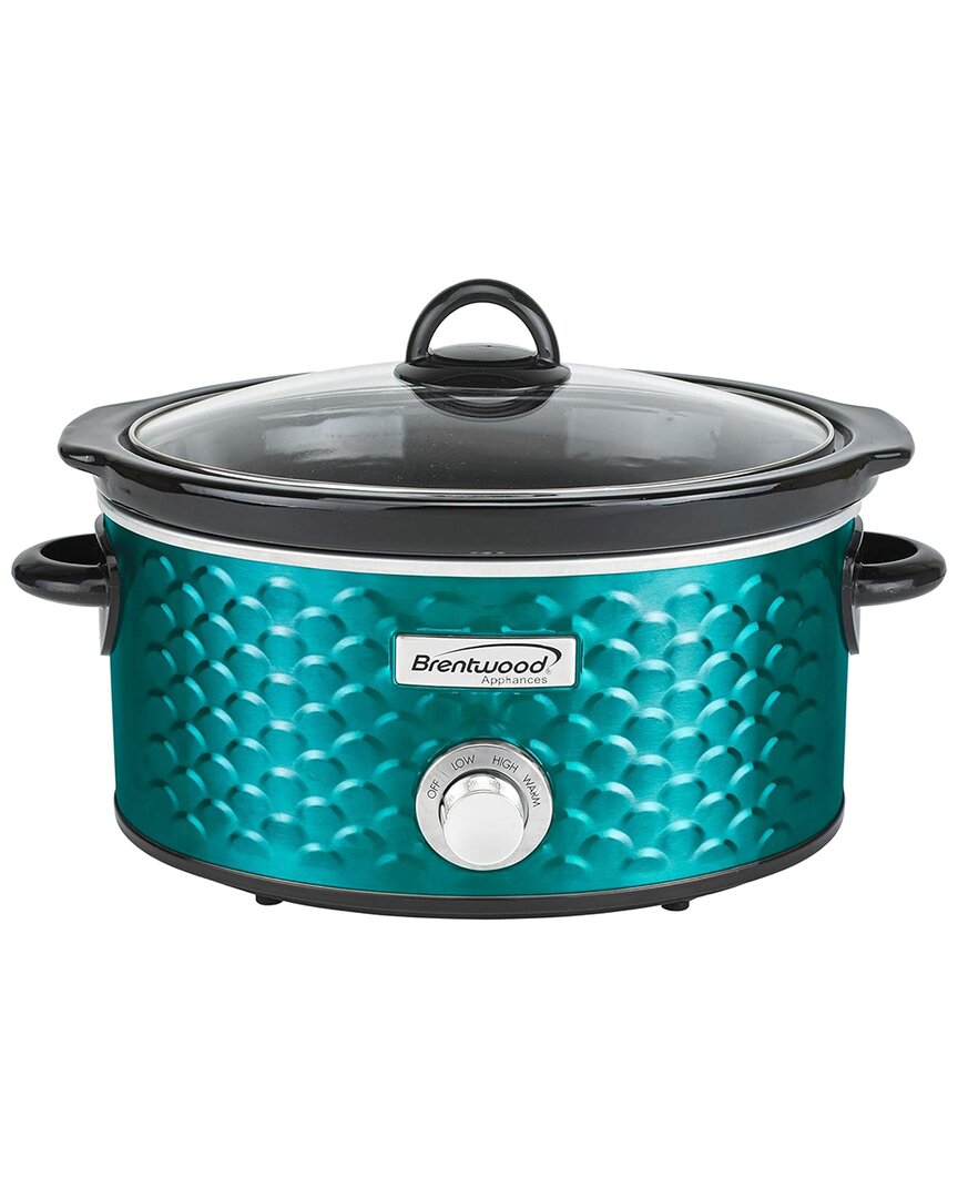 4.5qt Slow Cooker Scallop Pattern