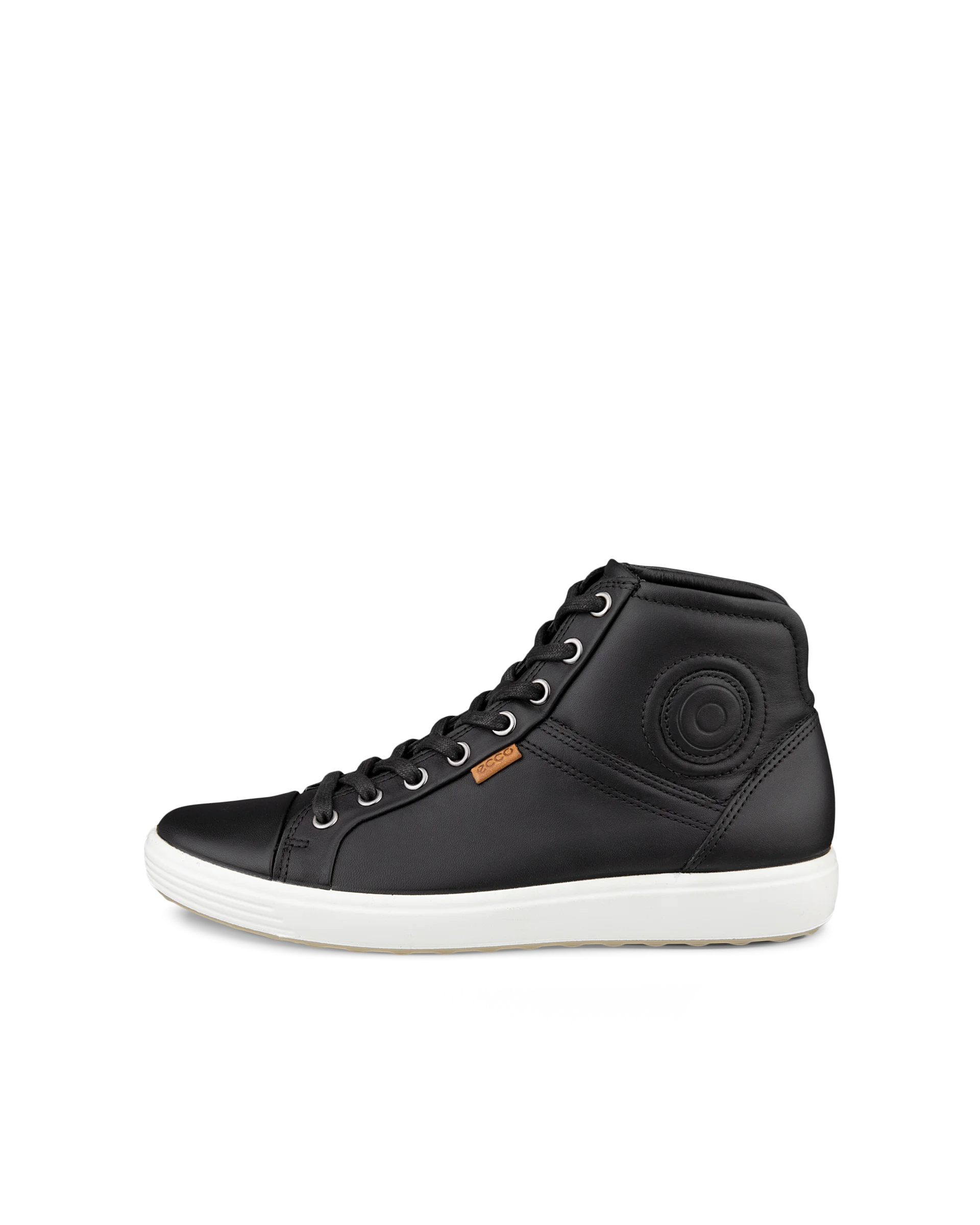 Soft 7 W - Women's Leather High-Top Trainer - Black