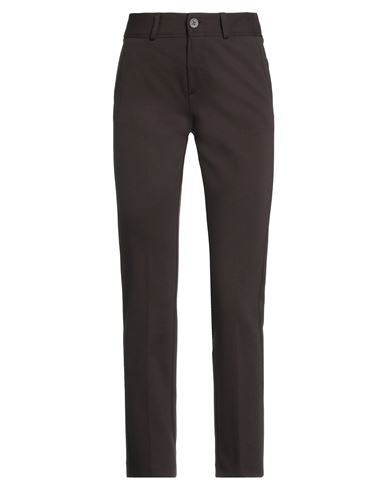 Woman Pants Dark brown Size 2 Viscose, Polyamide, Elastane