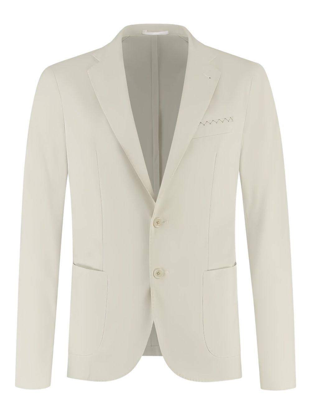 Single-breasted blazer - Neutrals