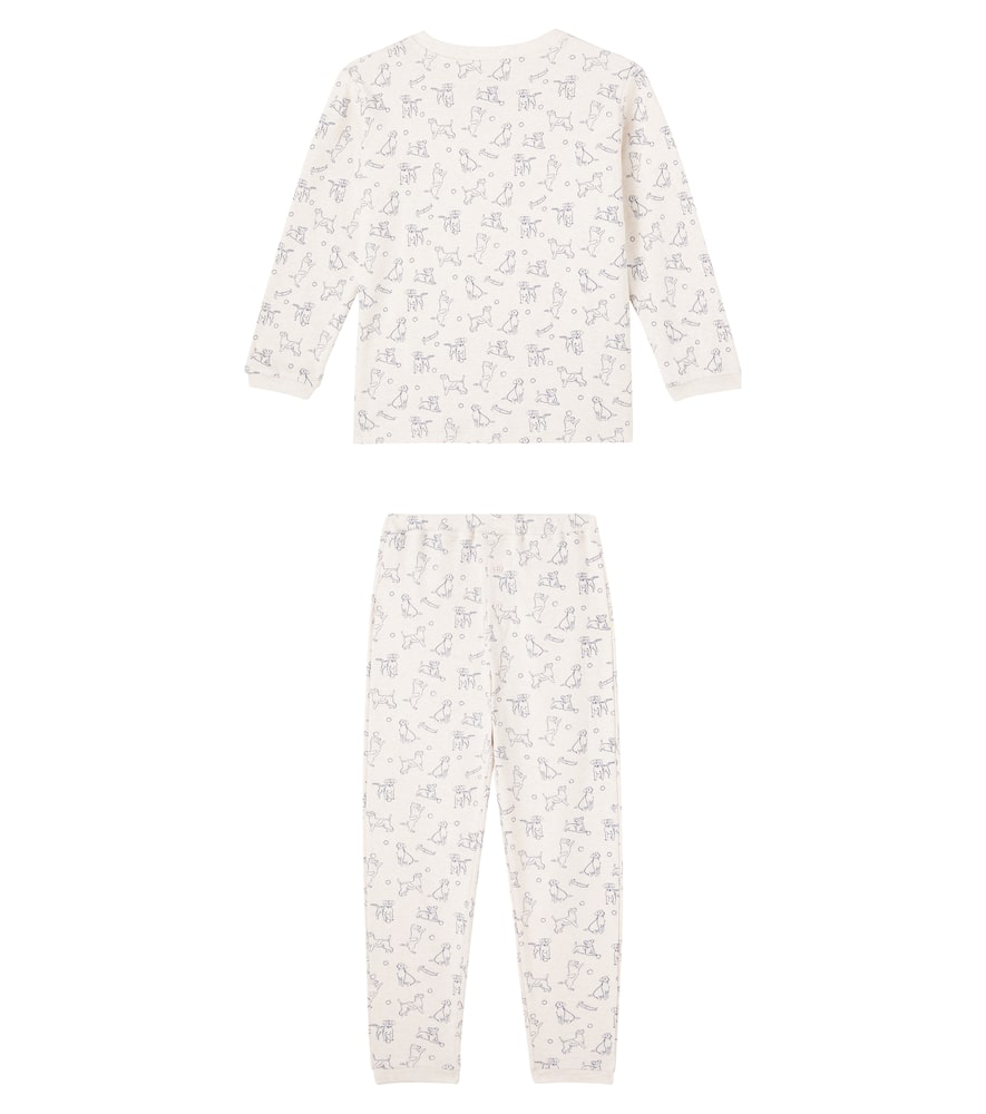 Planet printed cotton pajamas