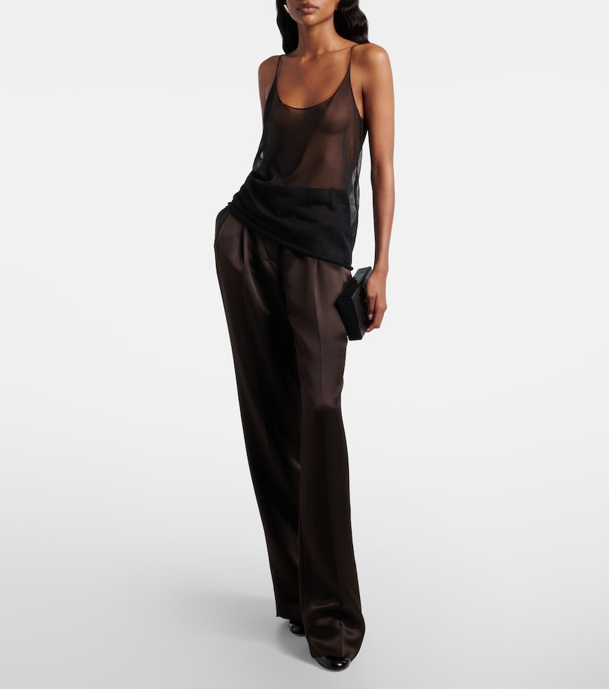 Knitted sheer camisole