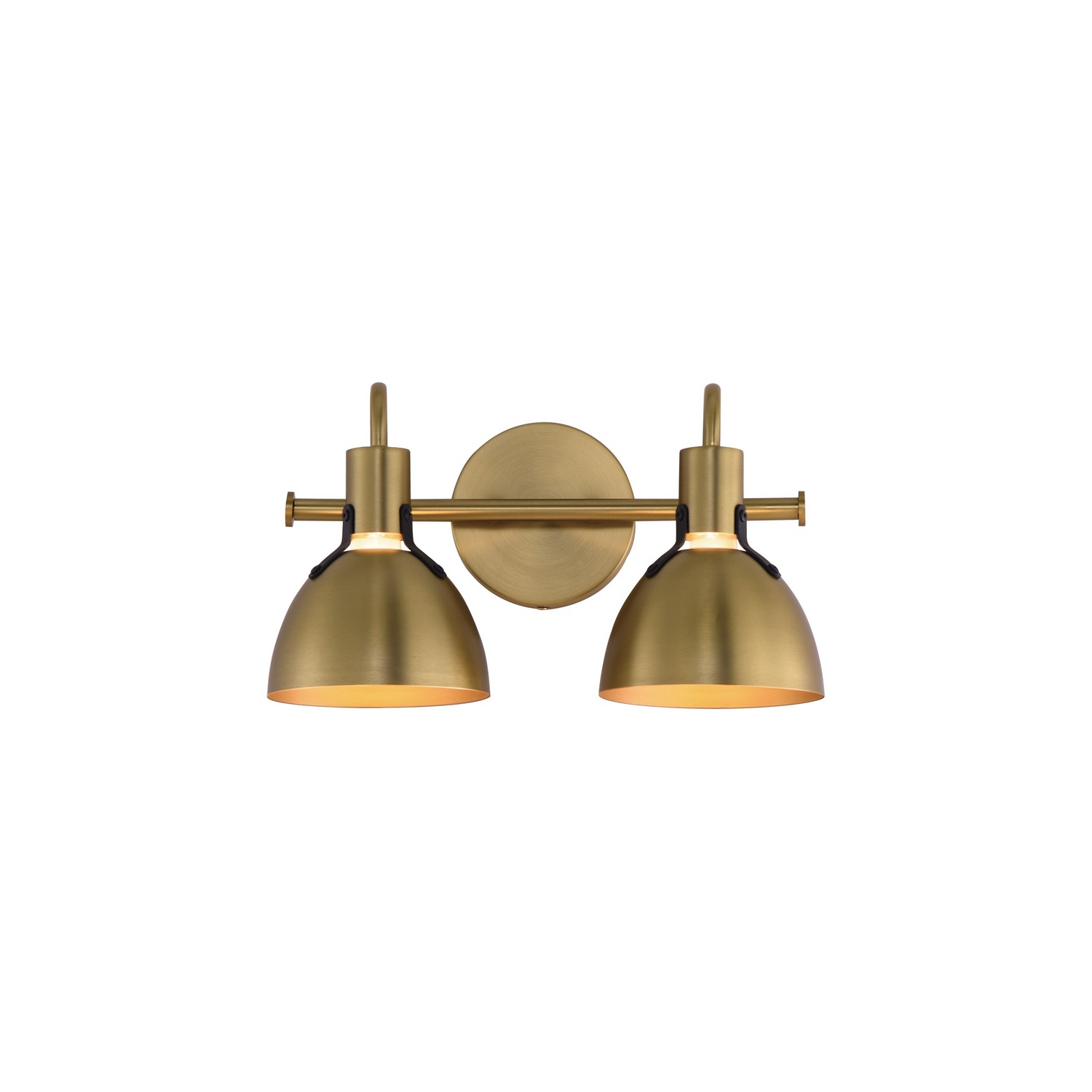 Satin Brass Wall Sconce from the Dusk Collection