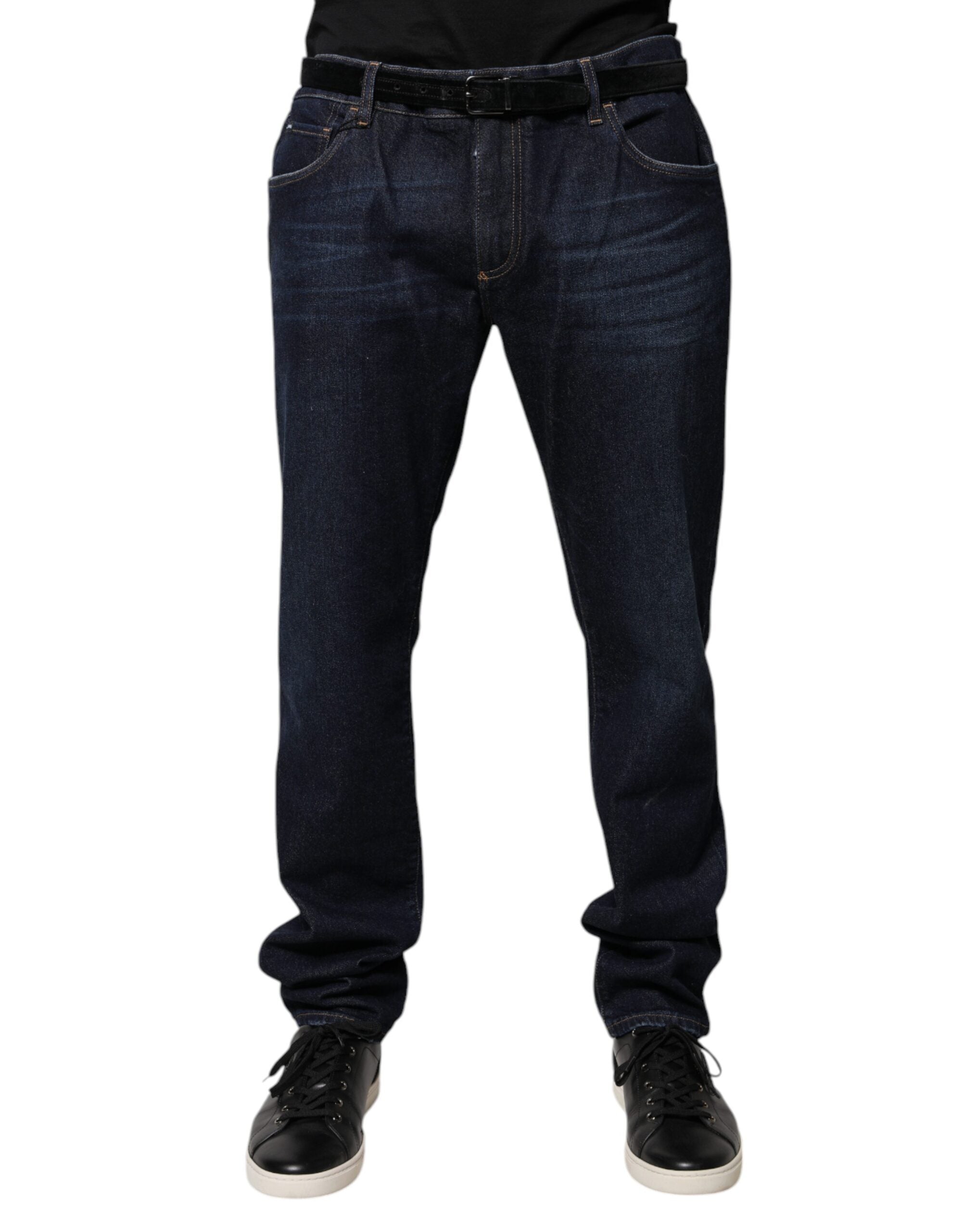Skinny Denim Jeans — Navy