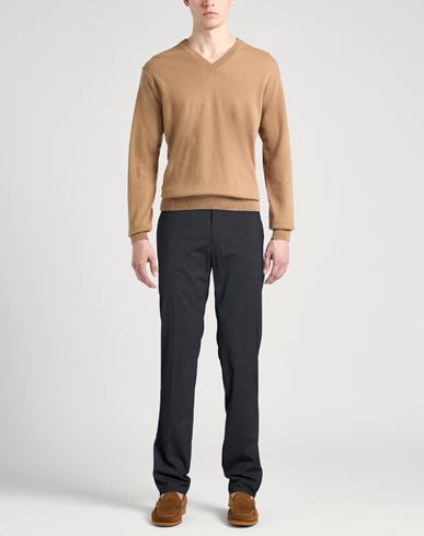 Man Pants Charcoal Size 36 Polyester, Wool, Elastane
