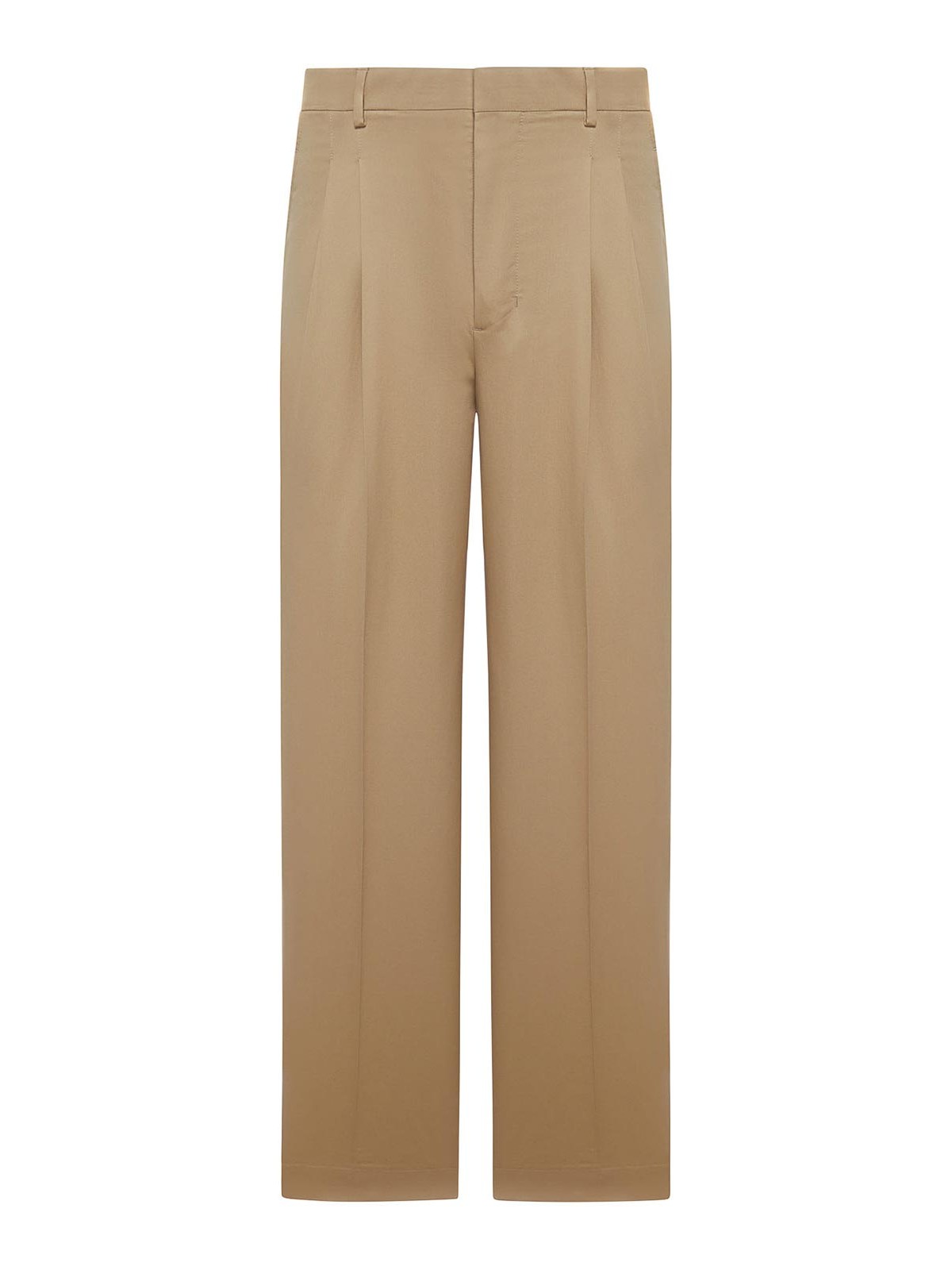 Ami Paris - front pleat tailored trousers belt loops pocket