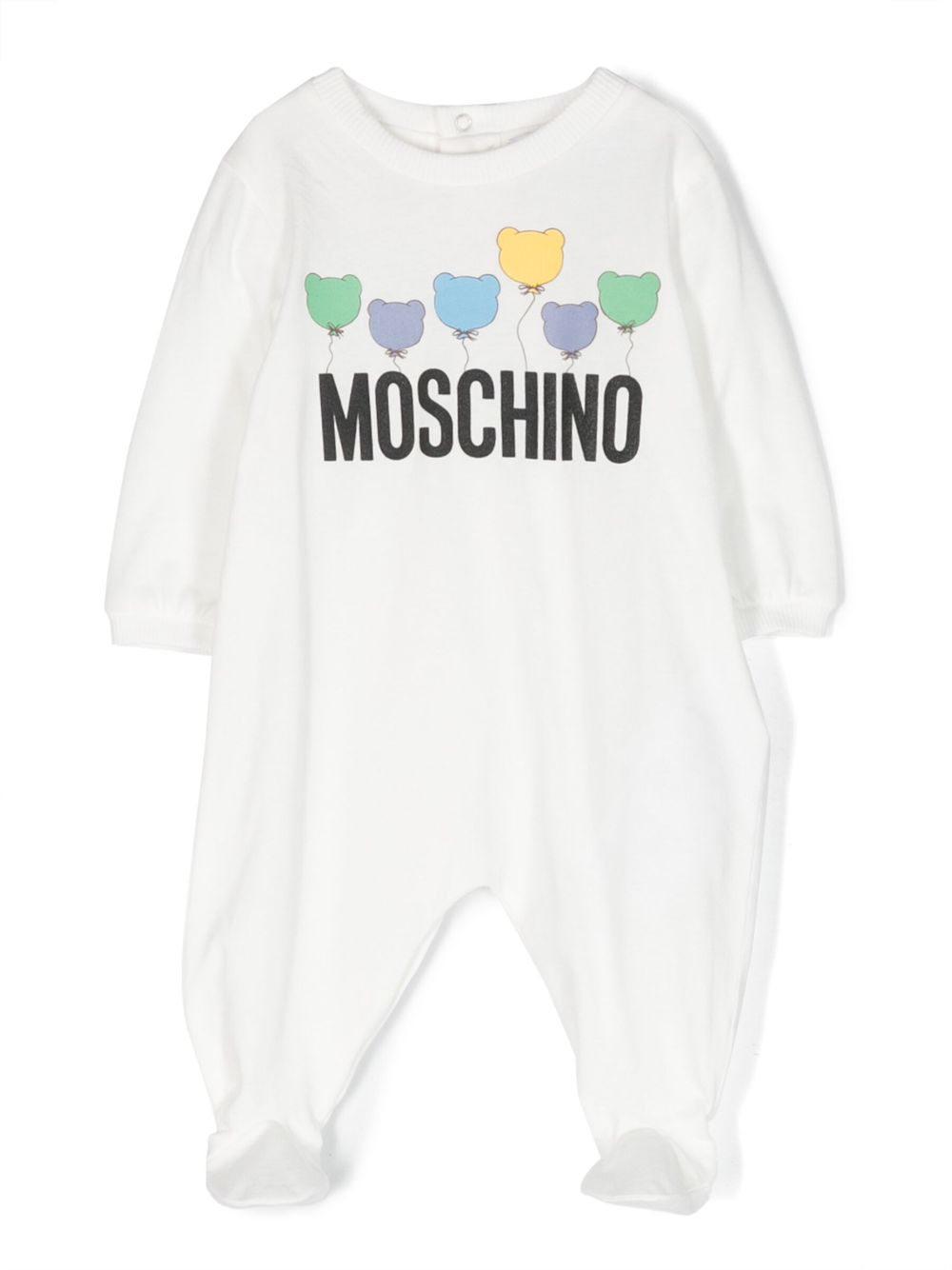 Logo-print cotton pajama - White