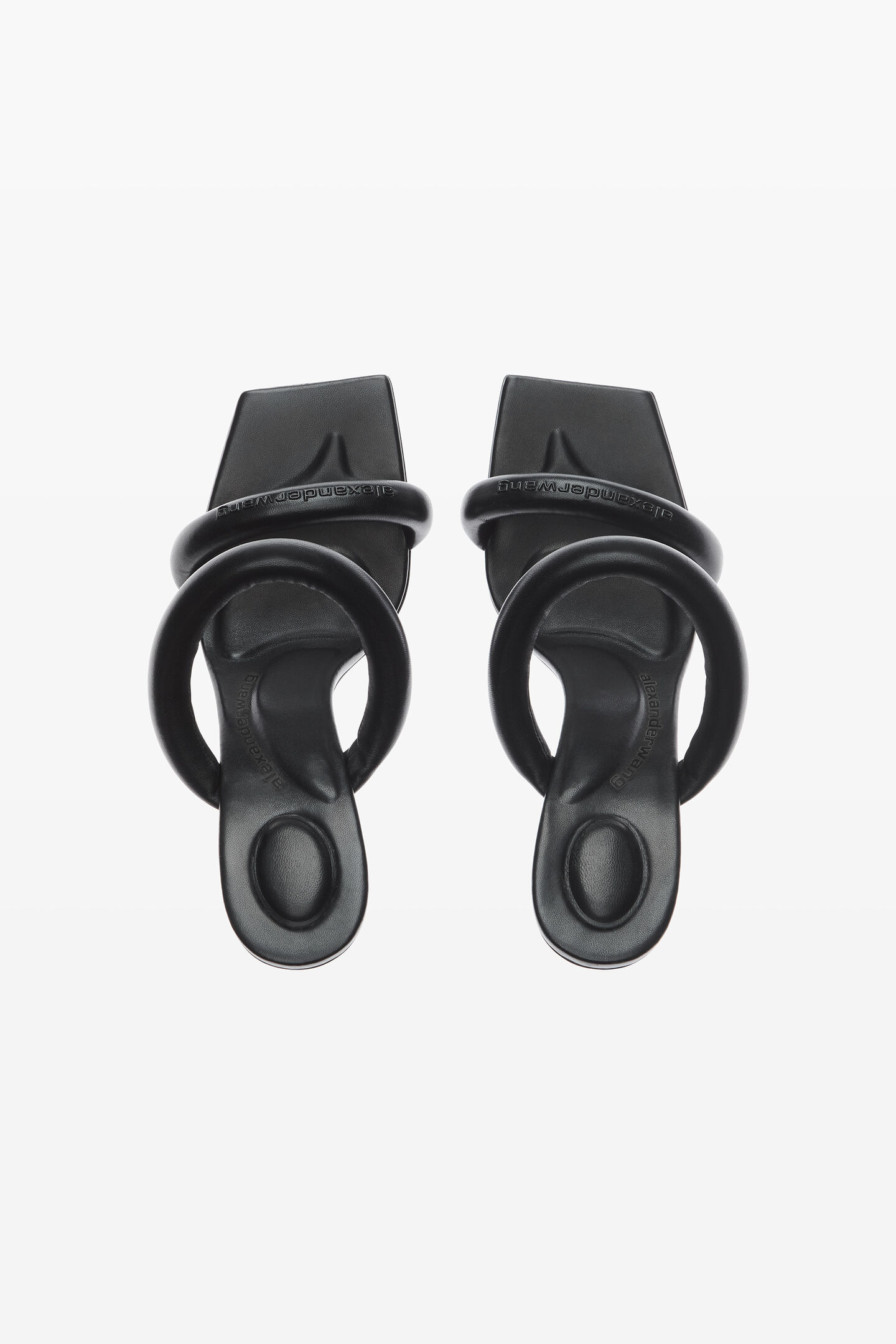 Women's Julie Tubular Sandal In Lambskin Black