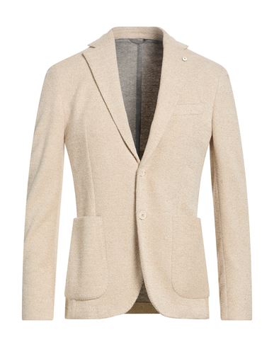 L. b.m. 1911 Man Blazer Beige Size 38 Cotton, Polyamide