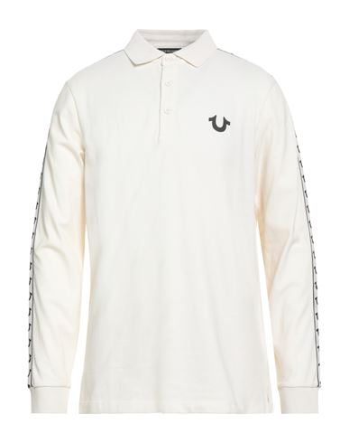 Man Polo shirt Cream Size S Cotton