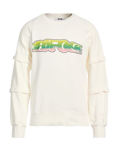 Man Sweatshirt Off white Size L Cotton