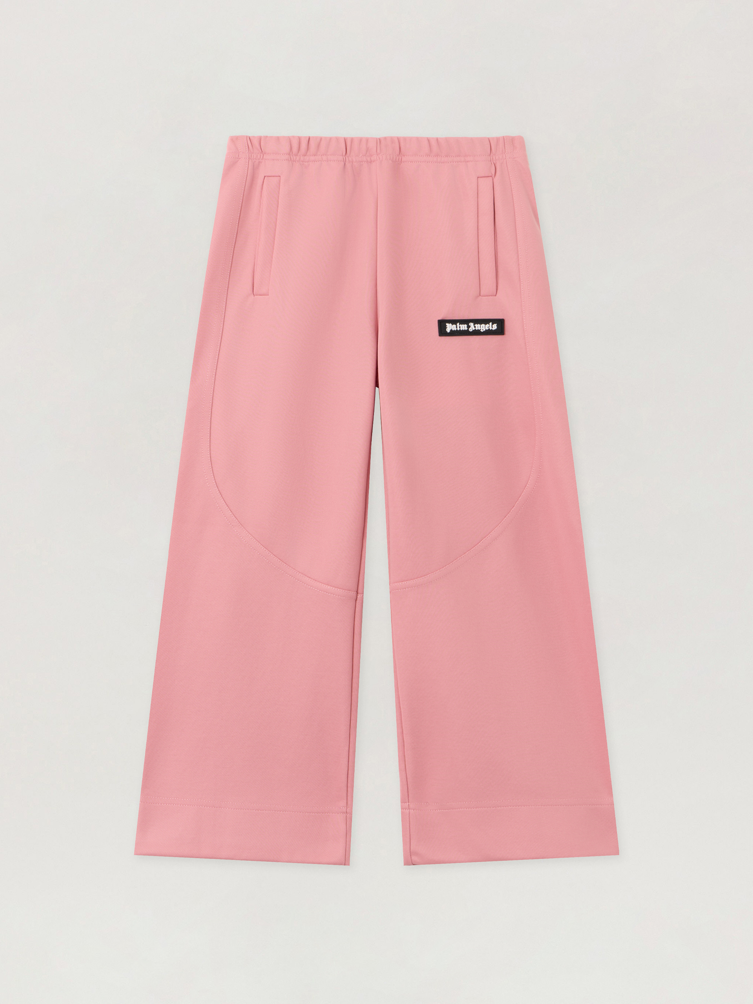Pa  Cut Track Wide Pant Kids  Antique Rose Off White