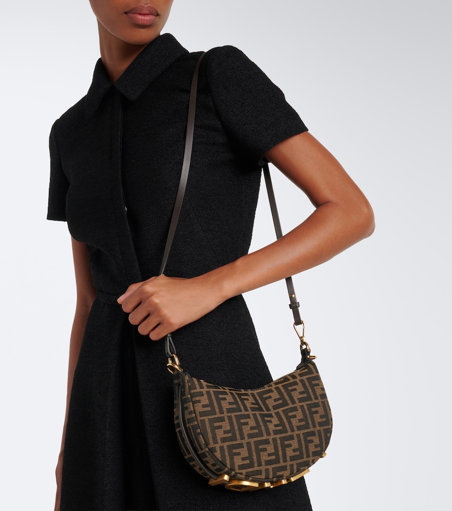 Graphy Mini FF Zucca shoulder bag