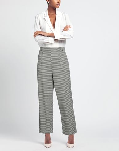 Woman Pants Black Size 2 Polyester, Rayon, Elastane