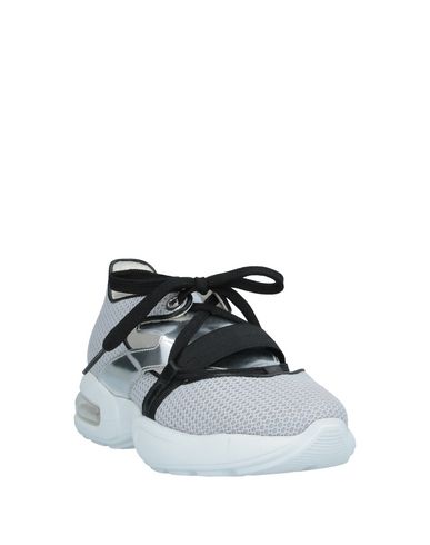 Woman Sneakers Light grey Size 9 Textile fibers, Soft Leather