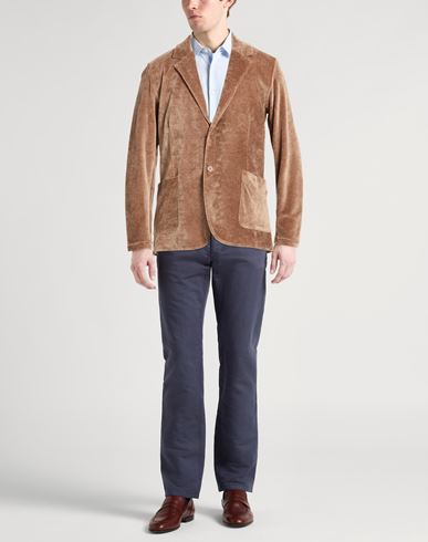 Man Blazer Camel Size M Organic cotton, Modal, Elastane
