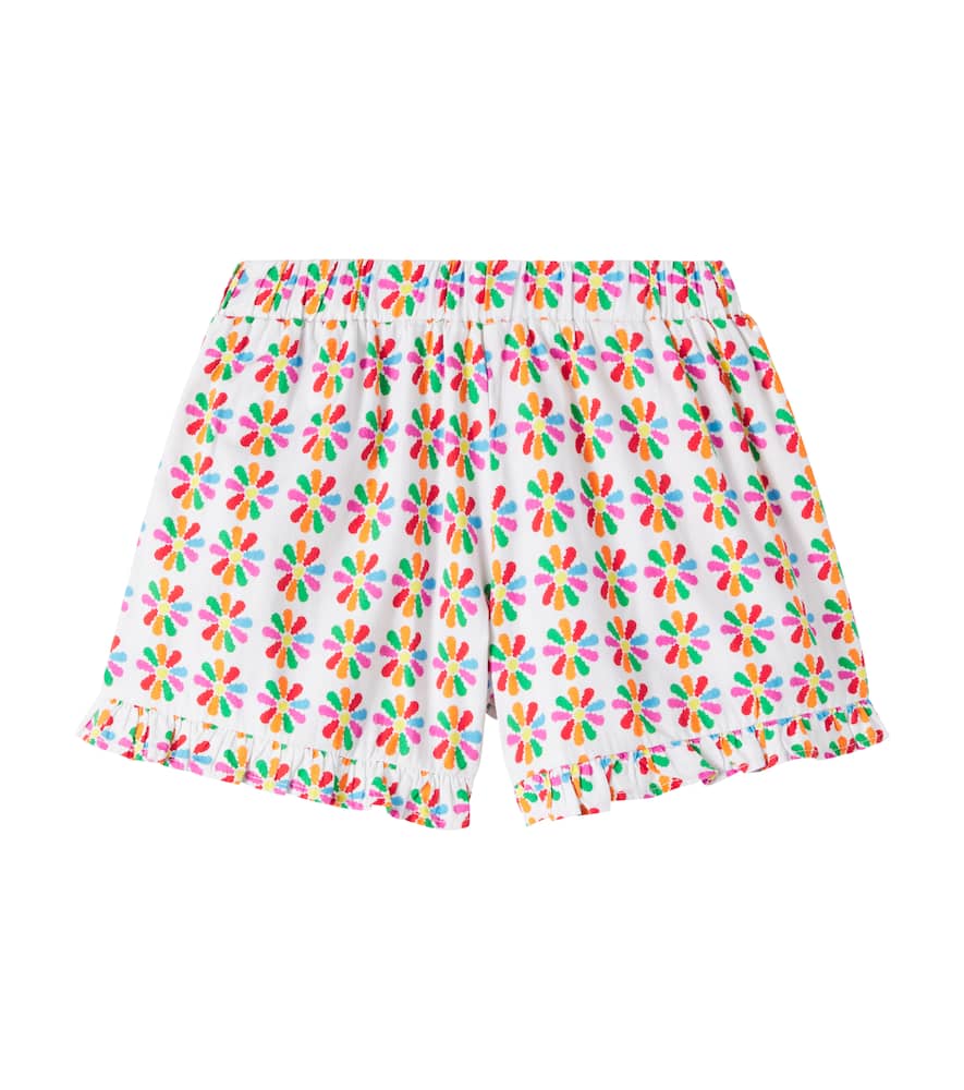 Fábula Catavento printed cotton shorts