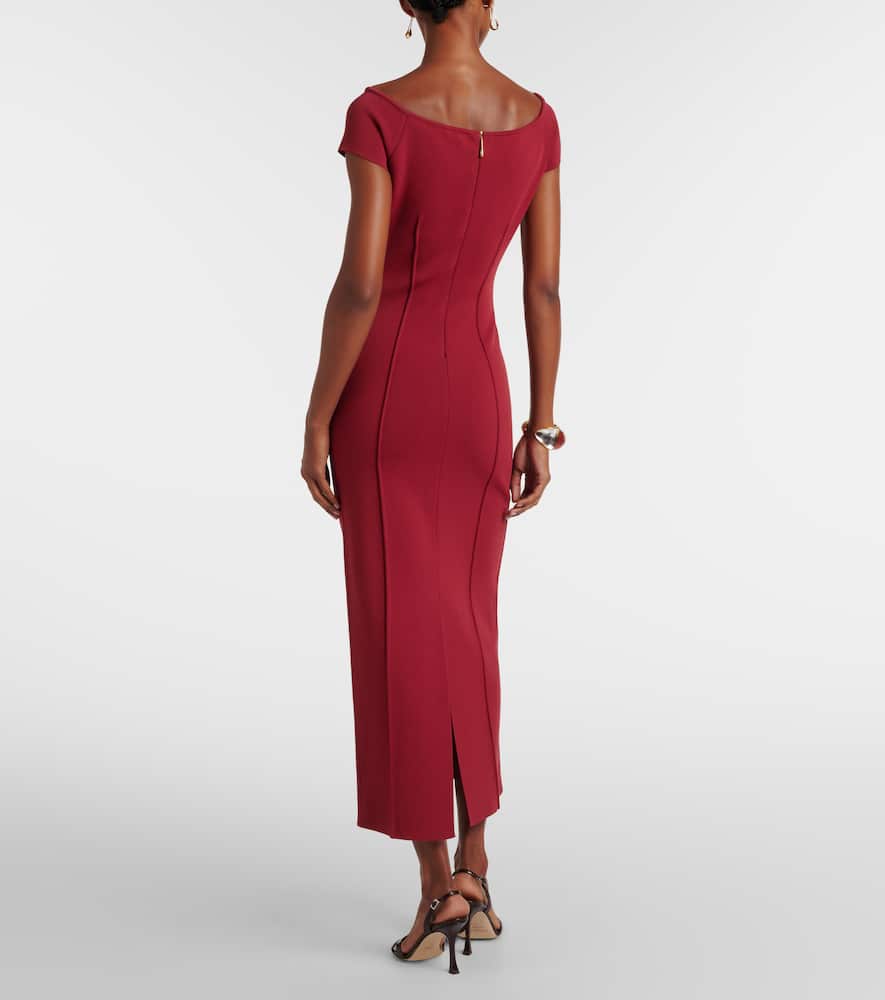 Foin jersey midi dress