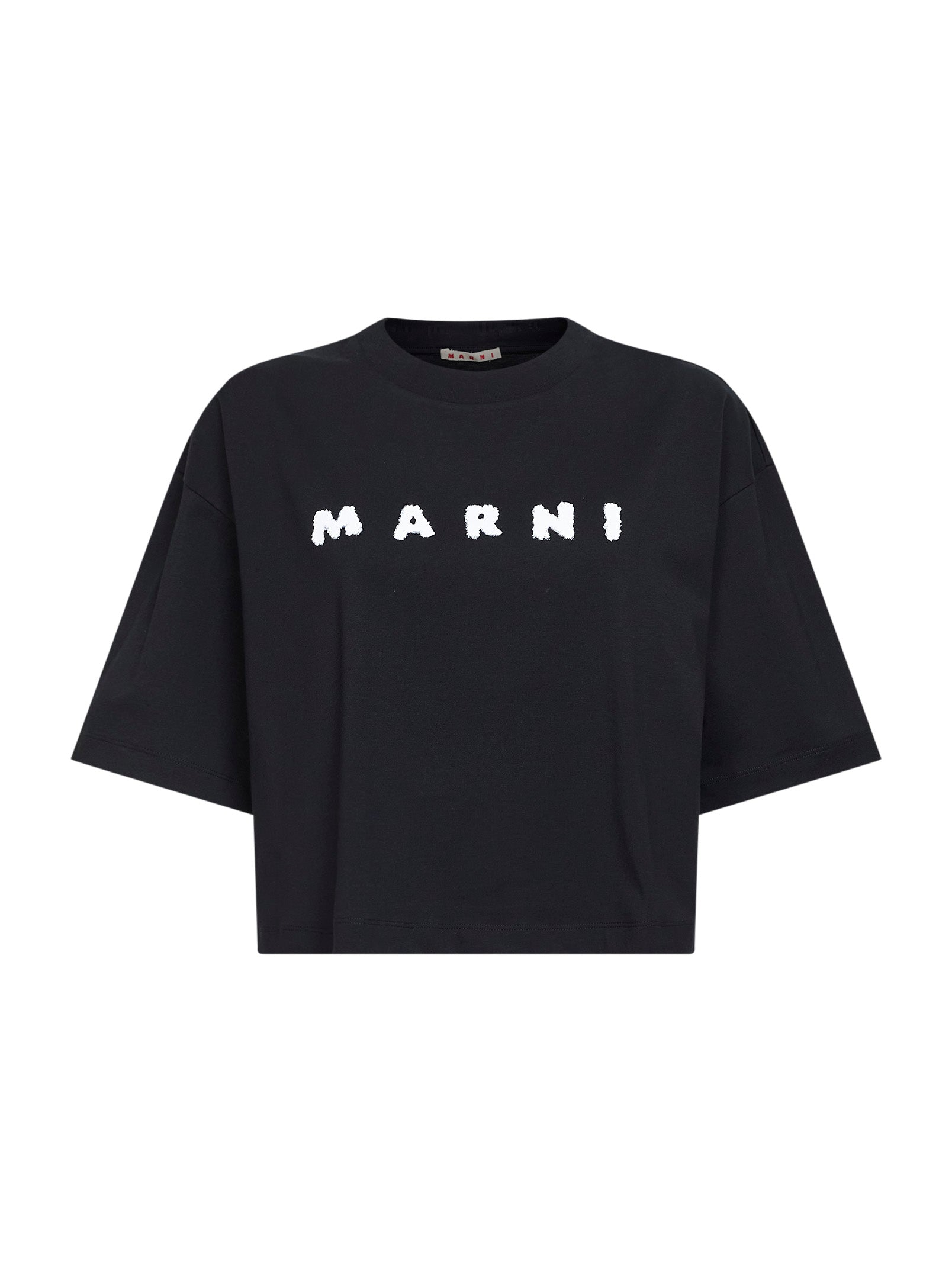 Logo-Printed Cotton T-Shirt — Black
