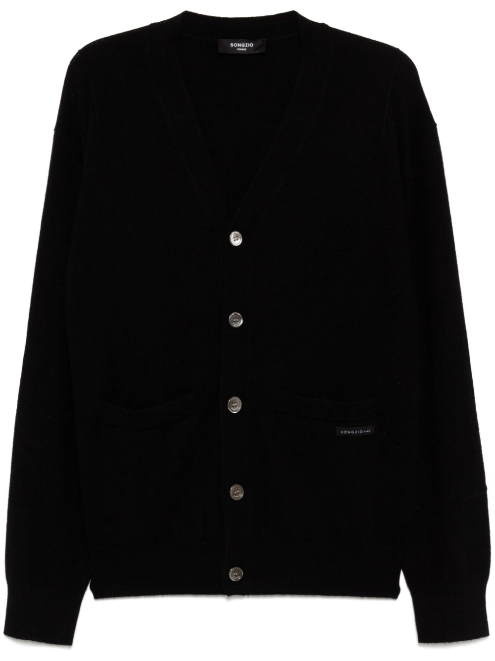 Pure cashmere cardigan - Black