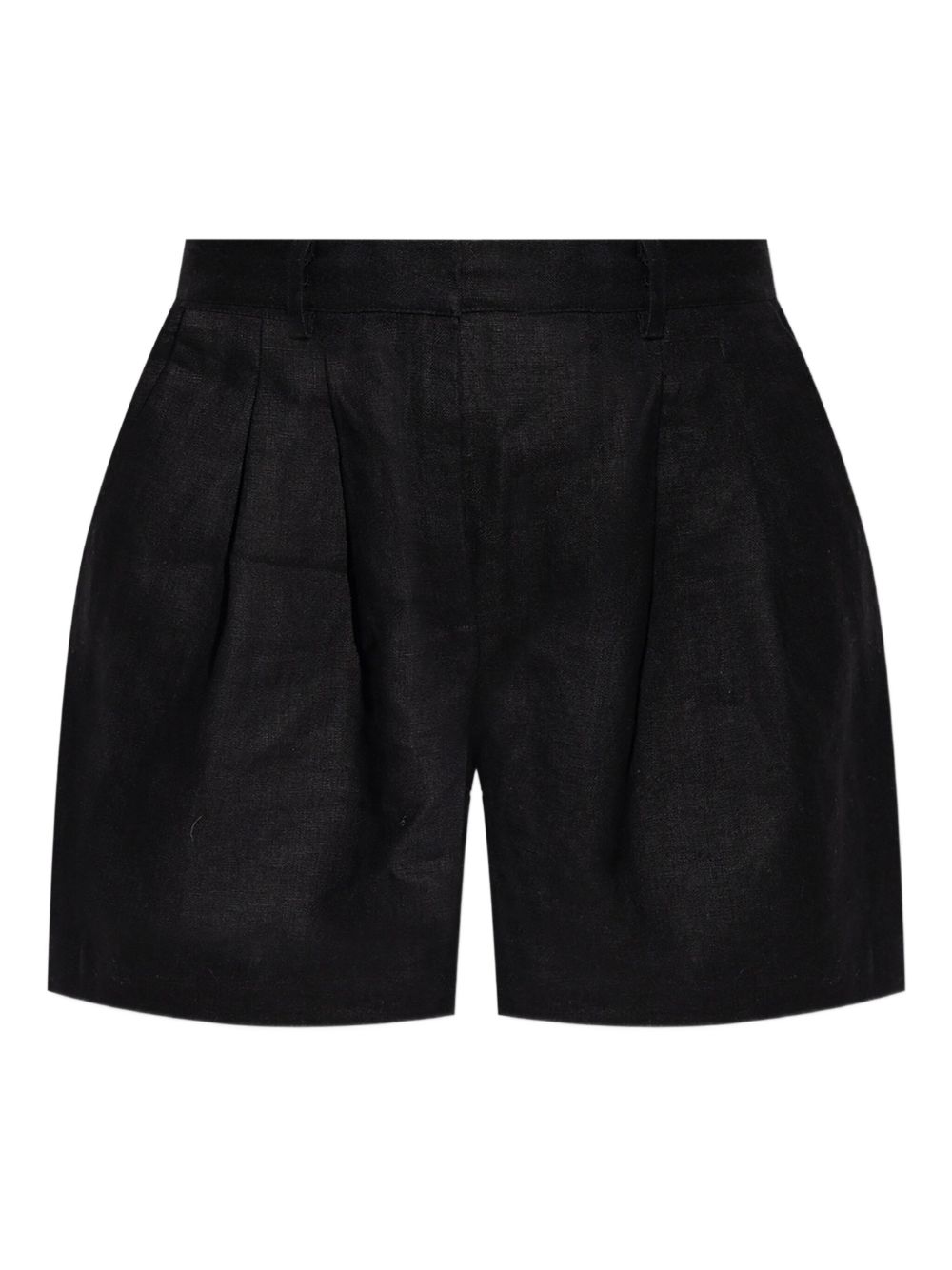 Pleated shorts - Black