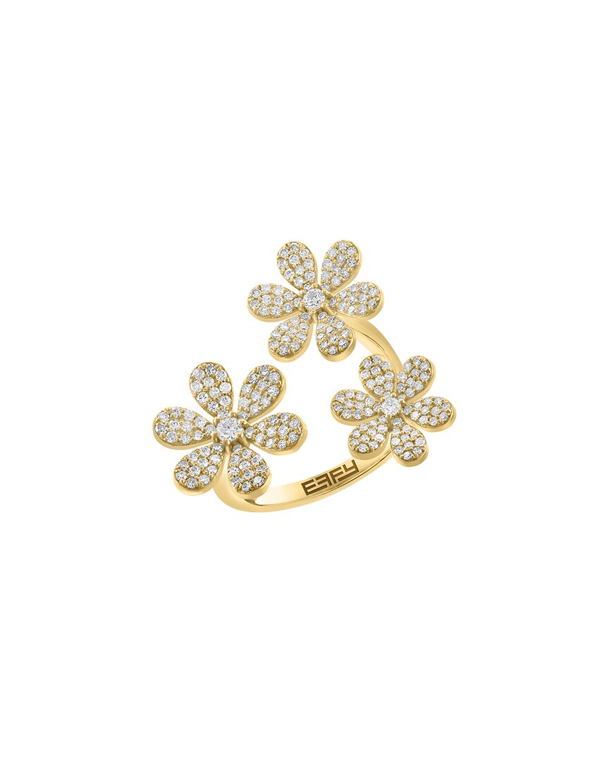 14K 0.89 ct. tw. Diamond Ring