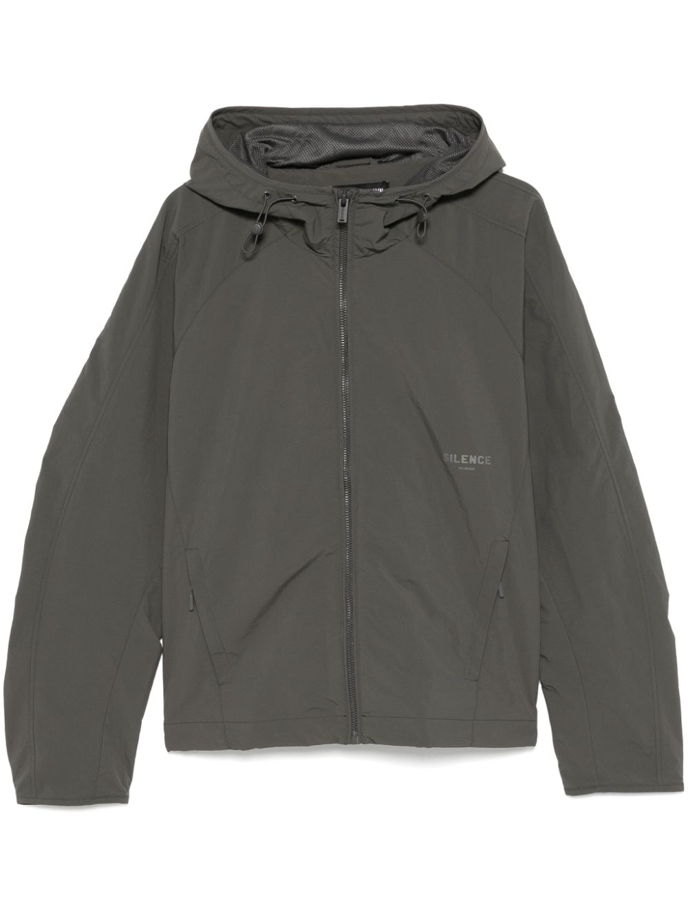 Technical windbreaker jacket - Grey