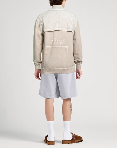 * Man Sweatshirt Beige Size M Cotton, Elastane