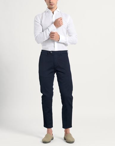 Man Pants Blue Size 30 Cotton, Elastane
