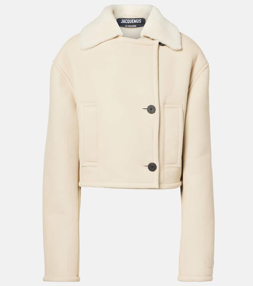 Marino cropped shearling jacket