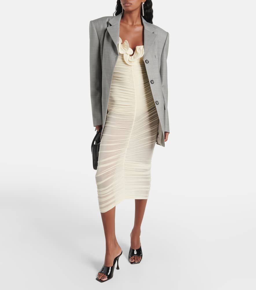 Oversized wool blazer