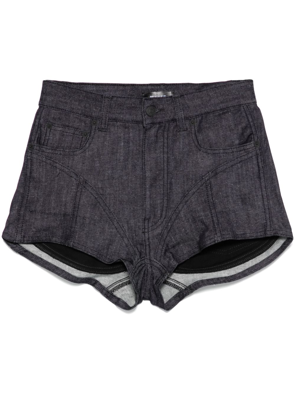Denim shorts - Black