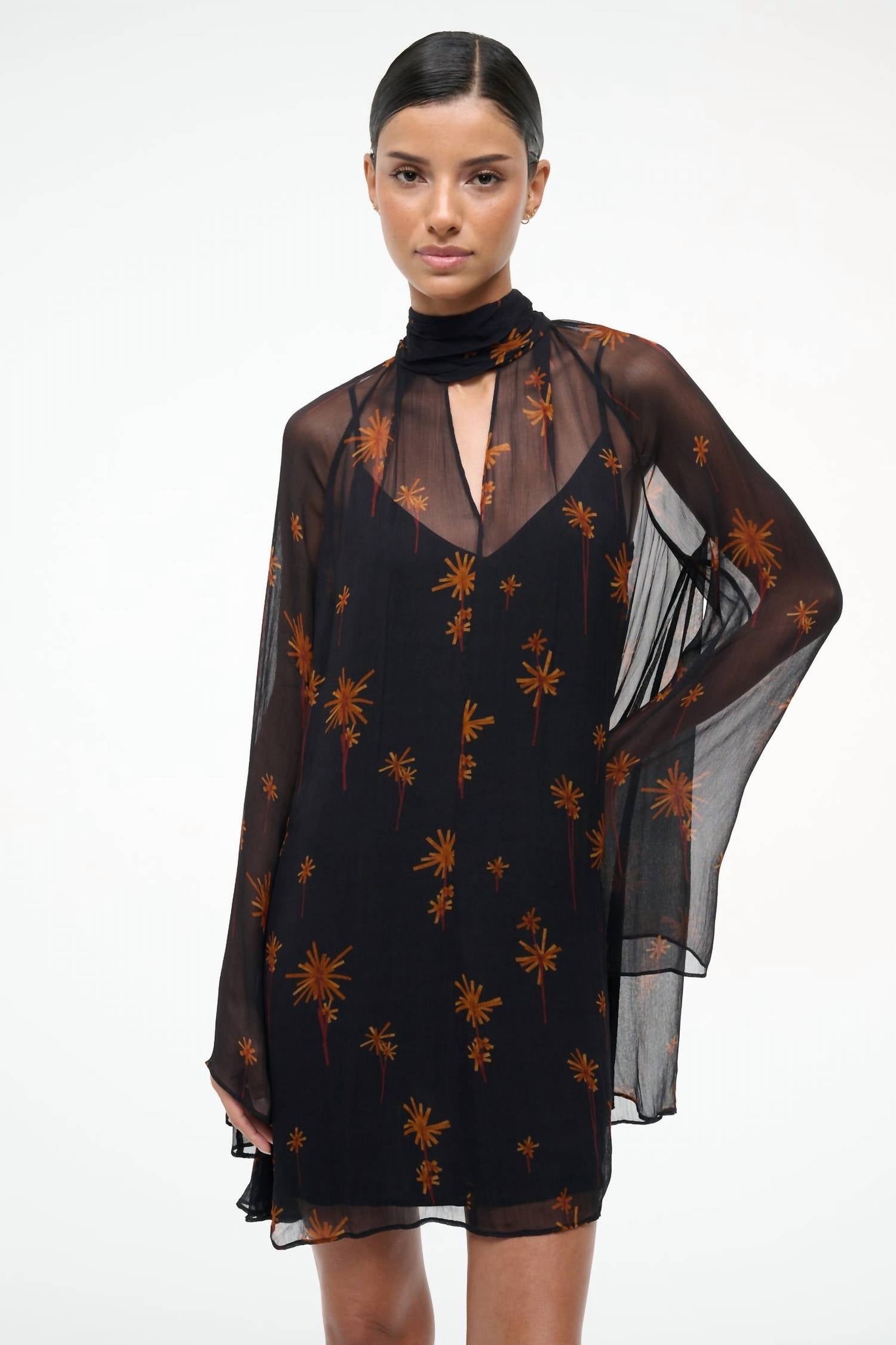 Esther Mini Dress In Autumn Night