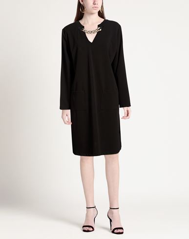 Woman Mini dress Black Size 10 Polyester, Elastane