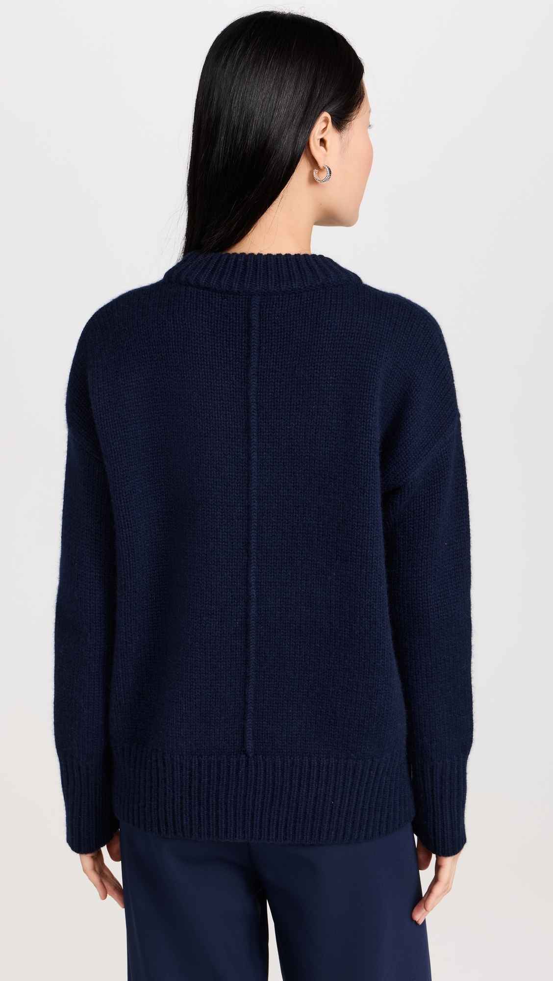 Solid Marin Sweater Navy