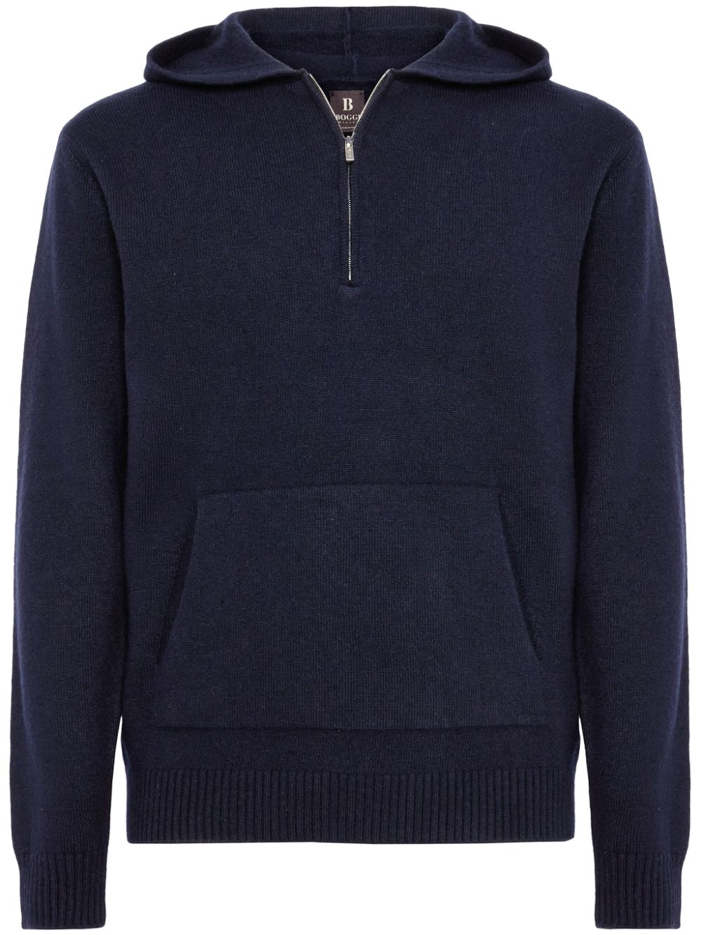 Half-zup hood jumpar - Blue