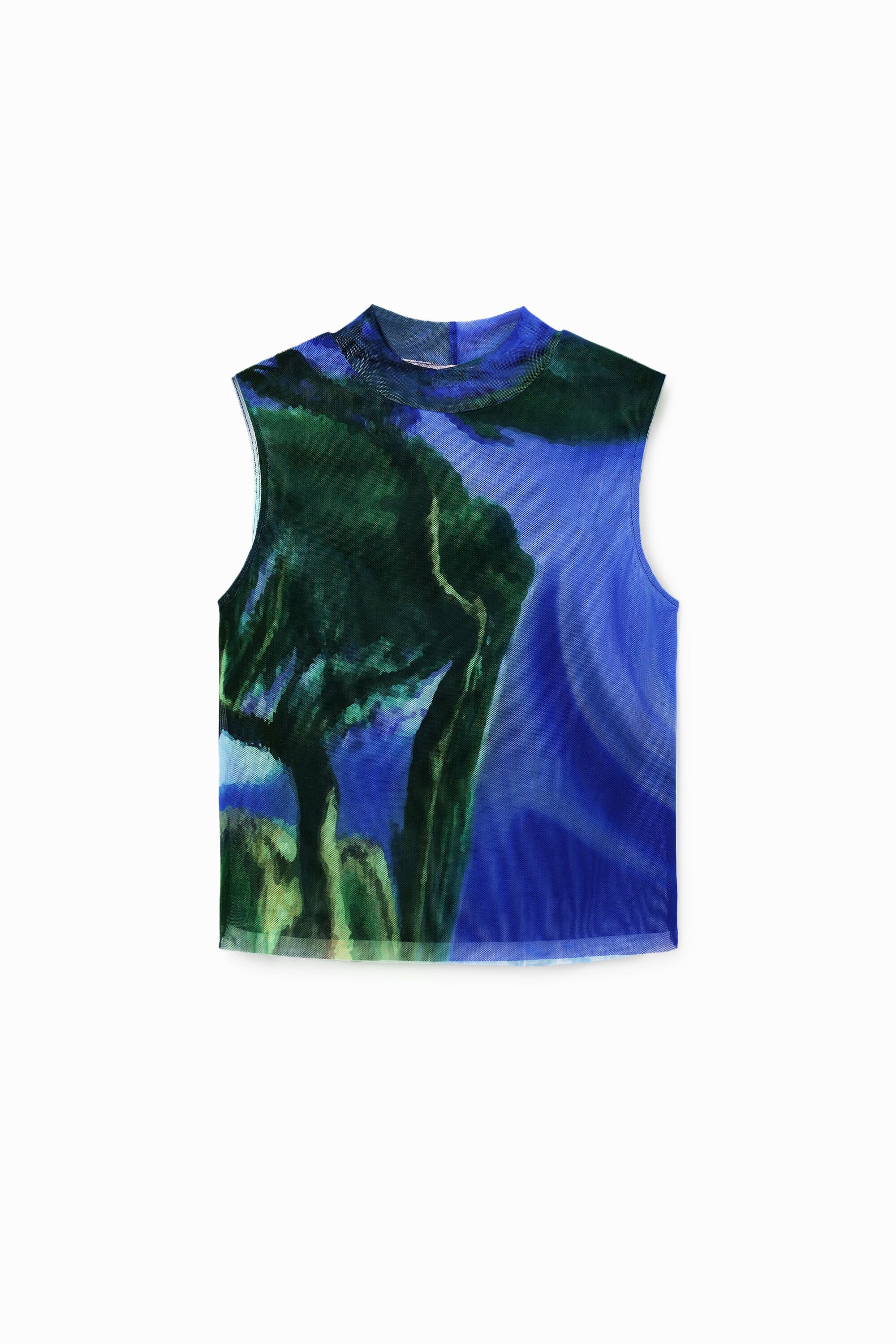 M. Christian Lacroix tulle landscape T-shirt