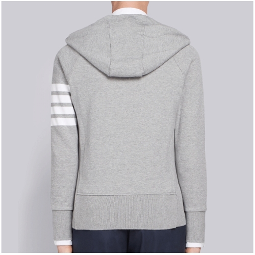 Engineered 4-Bar Zip-Up Jersey Hoodie