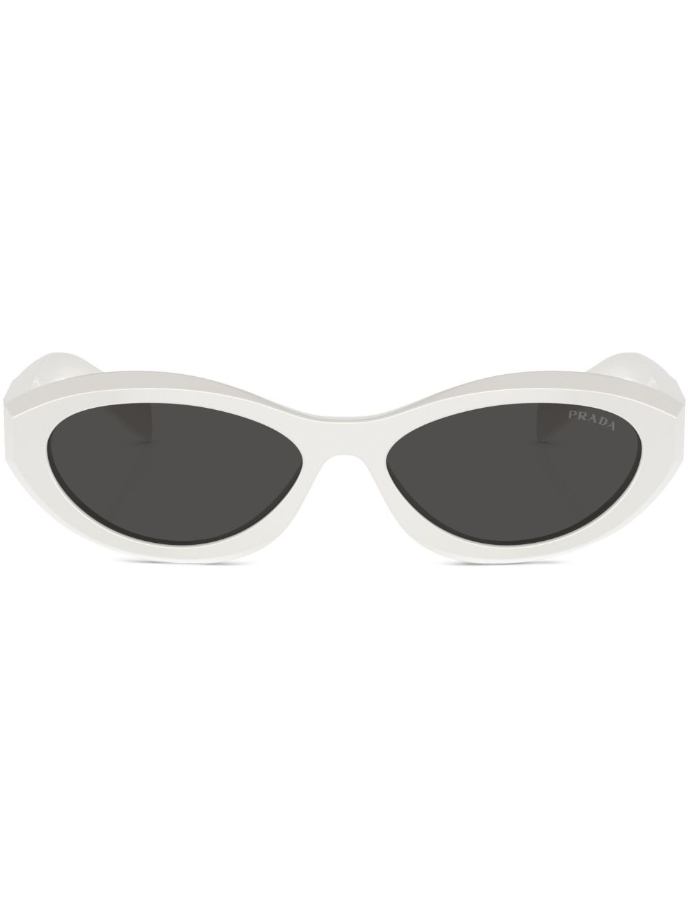 Cat-eye frame sunglasses - White