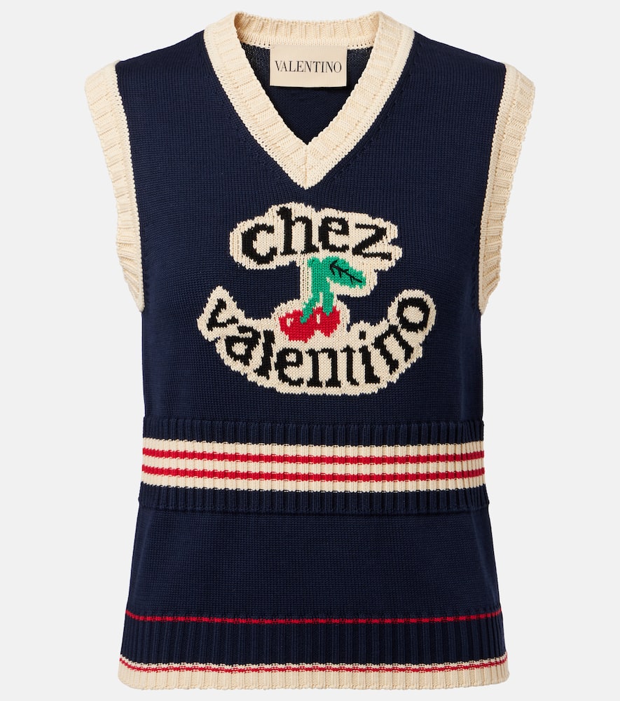 Chez cotton sweater vest