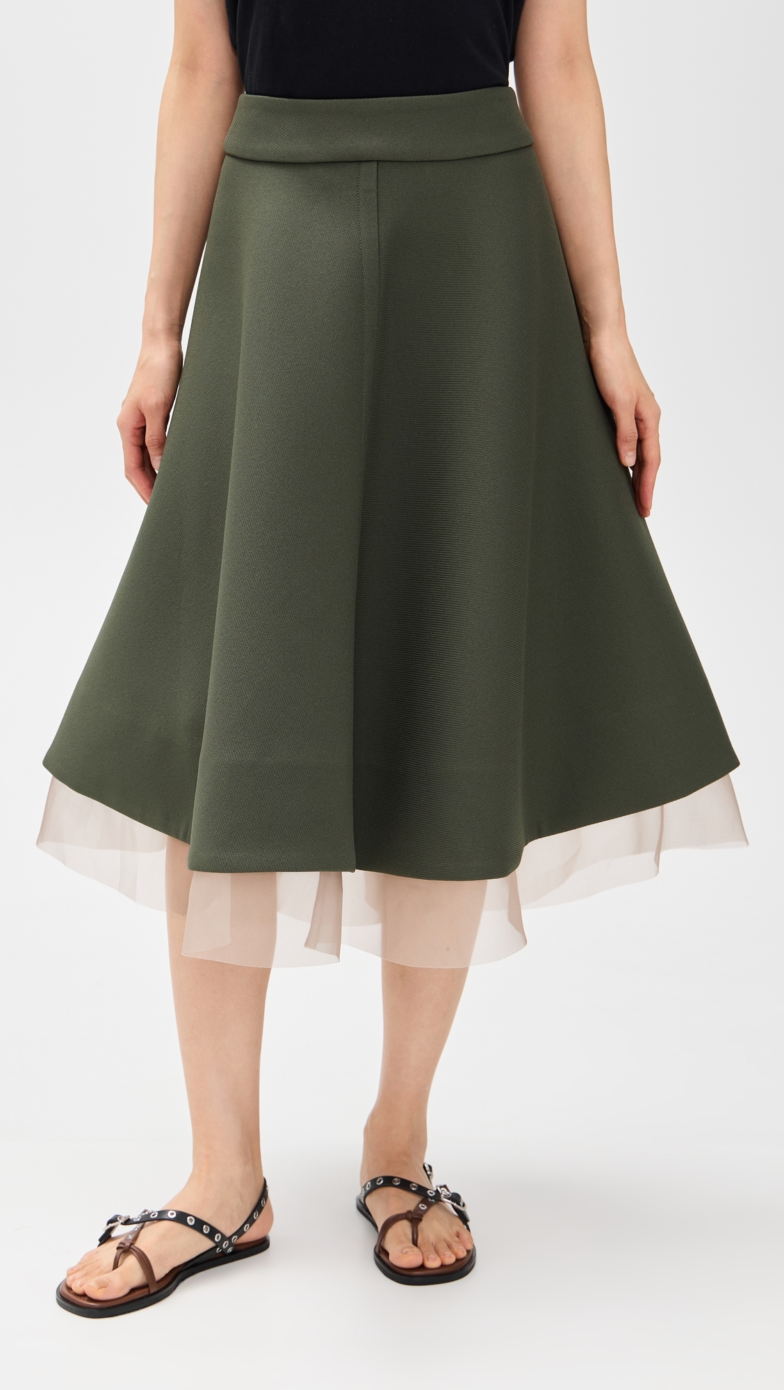 Rachel Comey Fleurot Skirt Dark Olive