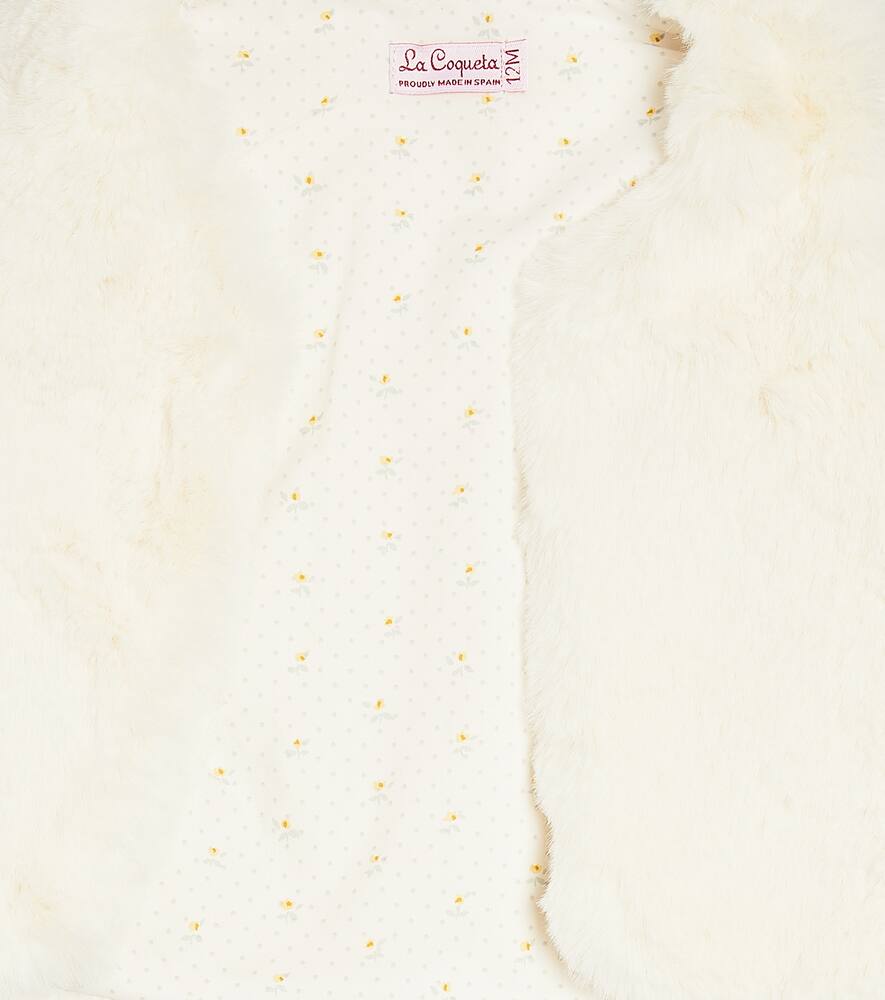 Baby Eva faux-fur vest