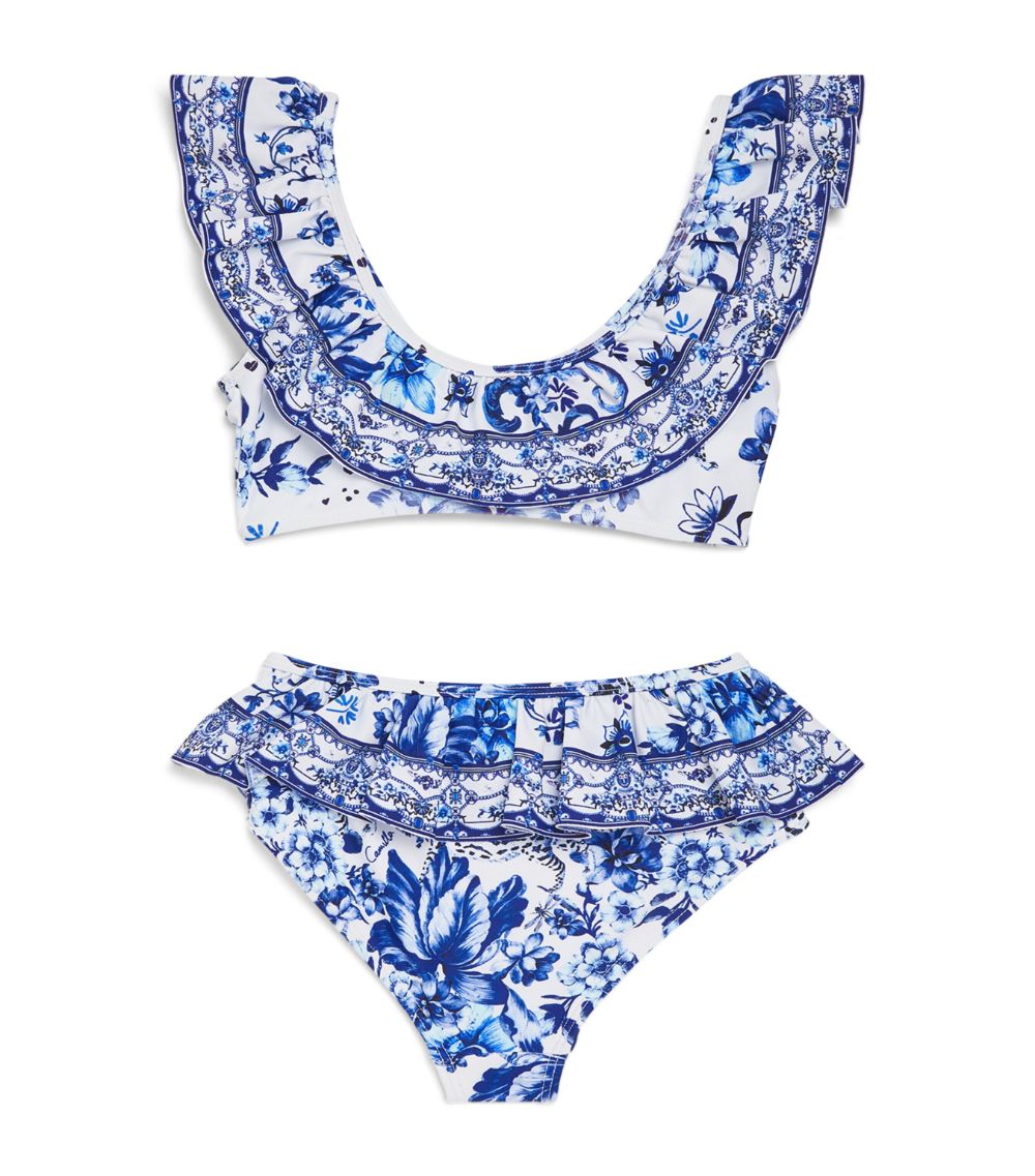 Frill-Trim Printed Bikini (4-10 Years)