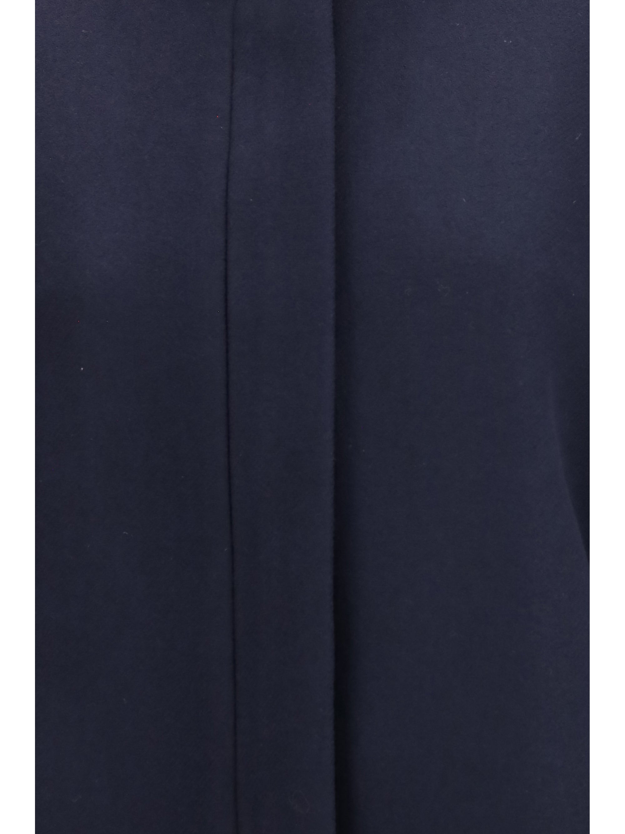 Loose-Fit Wool Jacket — Navy